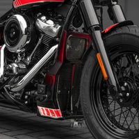 Killer Custom Radiator Cover Chin Spoiler "Avenger" - Softail 18-up