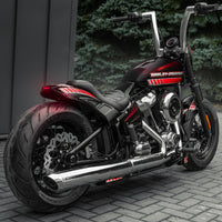 Killer Custom Shortened Rear Fender "Bobbstr" 170-200 Tires - Softail 25-up