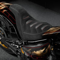 Killer Custom "Carbon SS" Seat for Bobbstr & Rodstr Fenders - Softail 18-up