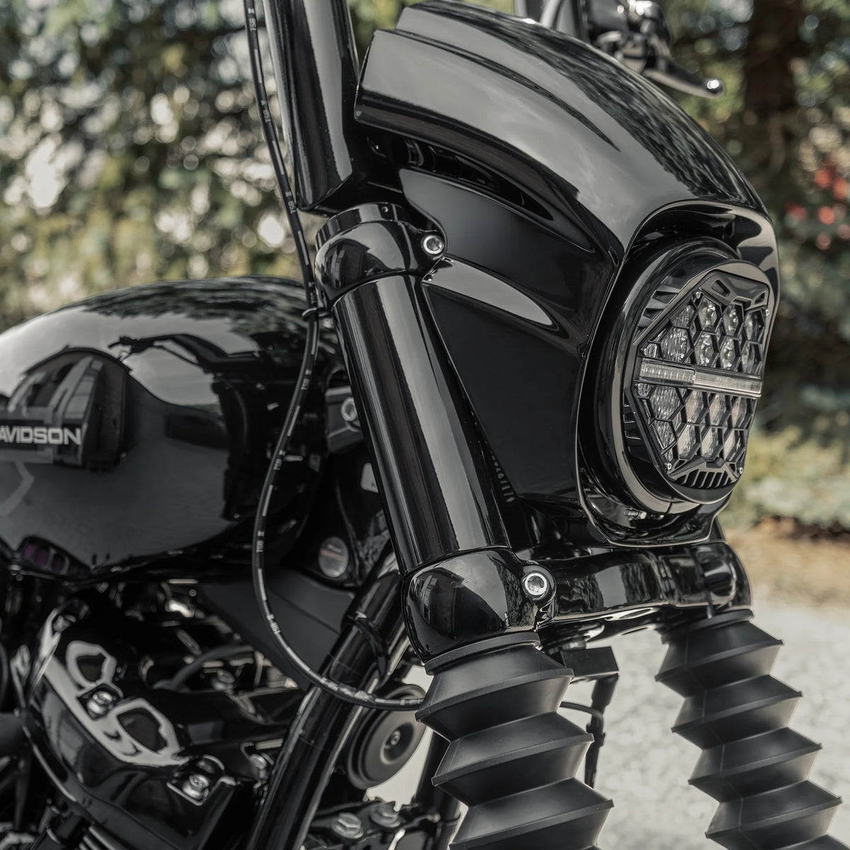 Killer Custom Upper Fork Covers - Street Bob / Standard 18-up