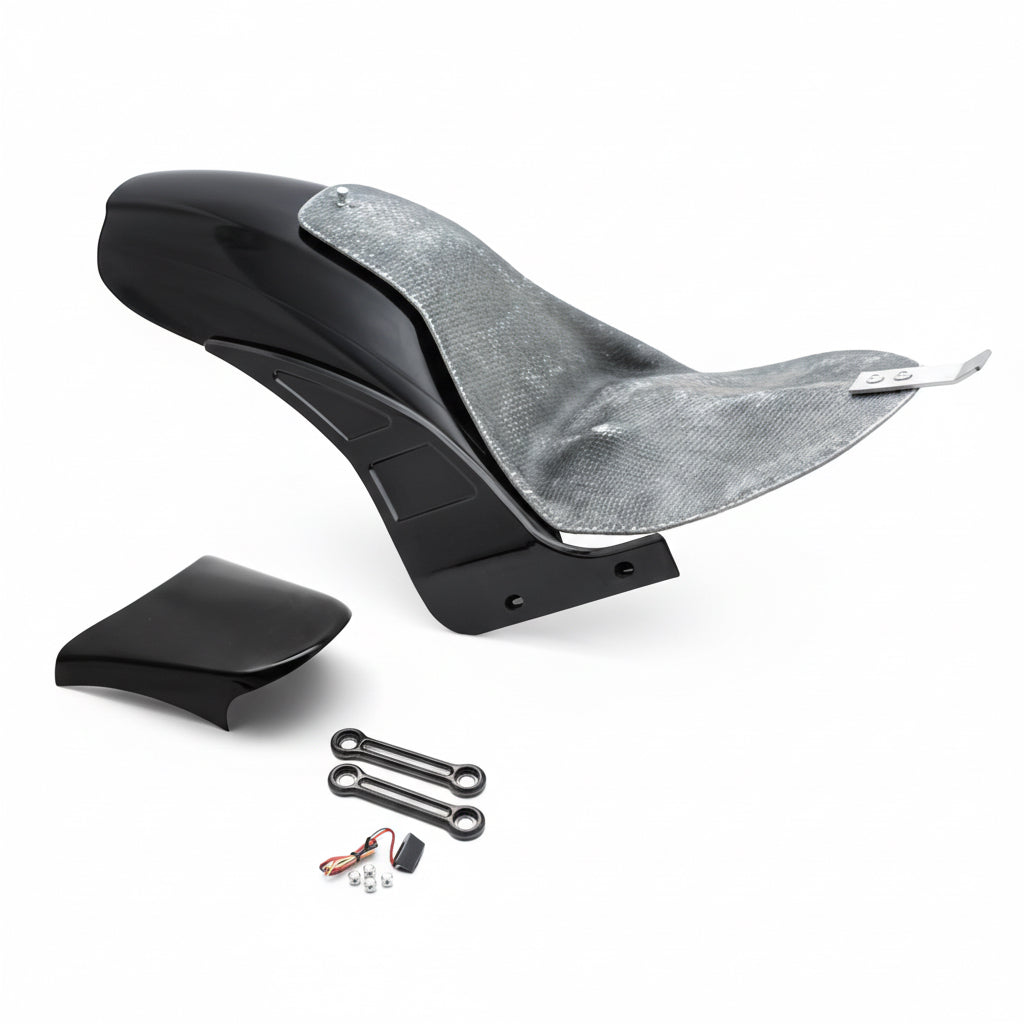 Killer Custom Shortened Rear Fender "Bobbstr" 150-160 Tires - Softail 25-up