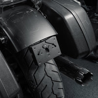 Killer Custom License Plate Bracket & Taillight Adapter CNC Black - Sport Glide 18-up