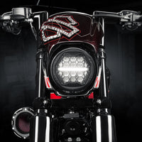 Killer Custom 5 3/4" Honeycomb LED Headlight - Street Bob / Low Rider S / Breakout 18-up