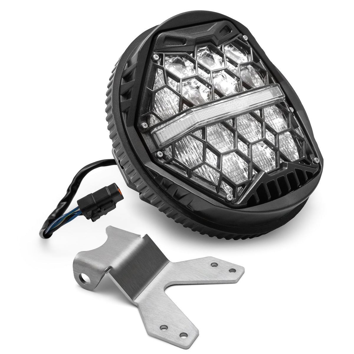 Killer Custom 5 3/4" Honeycomb LED Headlight - Street Bob / Low Rider S / Breakout 18-up