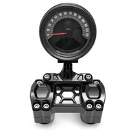 Killer Custom 4" Speedometer Mount Bracket for "Task Force" Risers - Softail 18-up