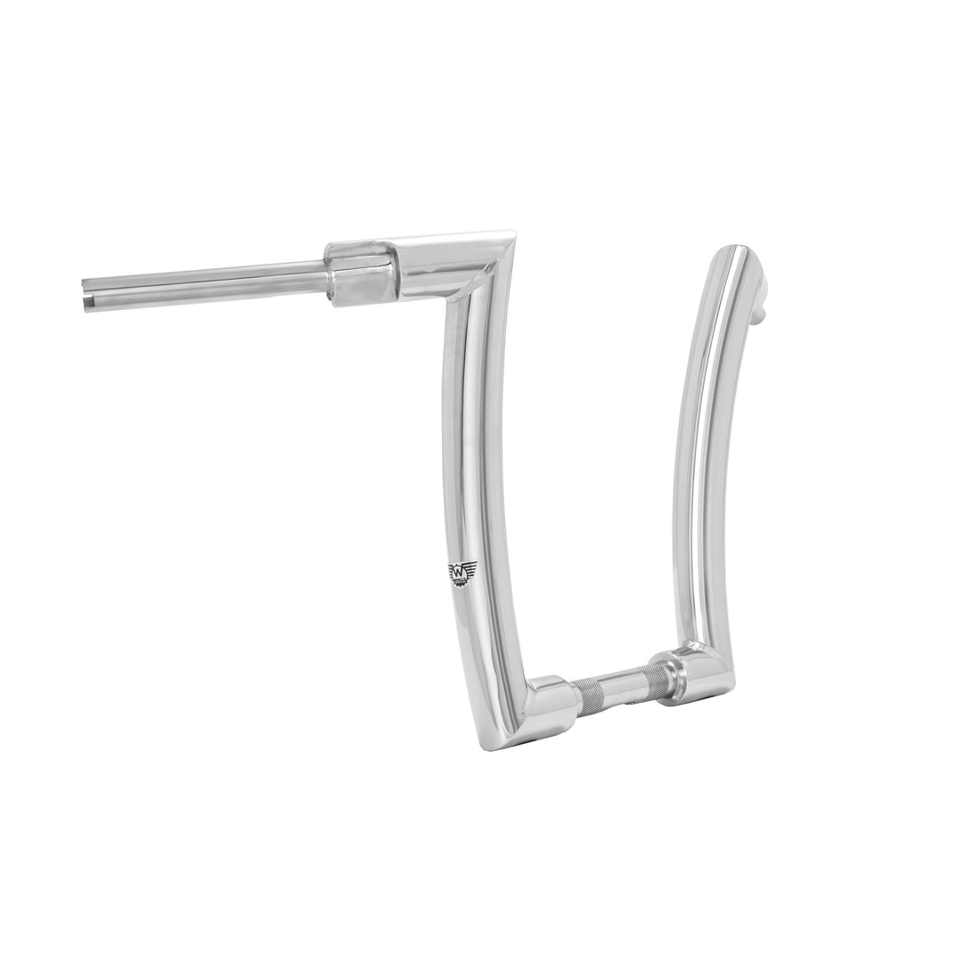 Wings Custom King Curve Rhino 2" Handlebars - Breakout 13-26 - Polished Stainless Steel