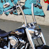 Wings Custom King Rhino 2" Handlebars - Fat Boy 00-26 - Polished Stainless Steel