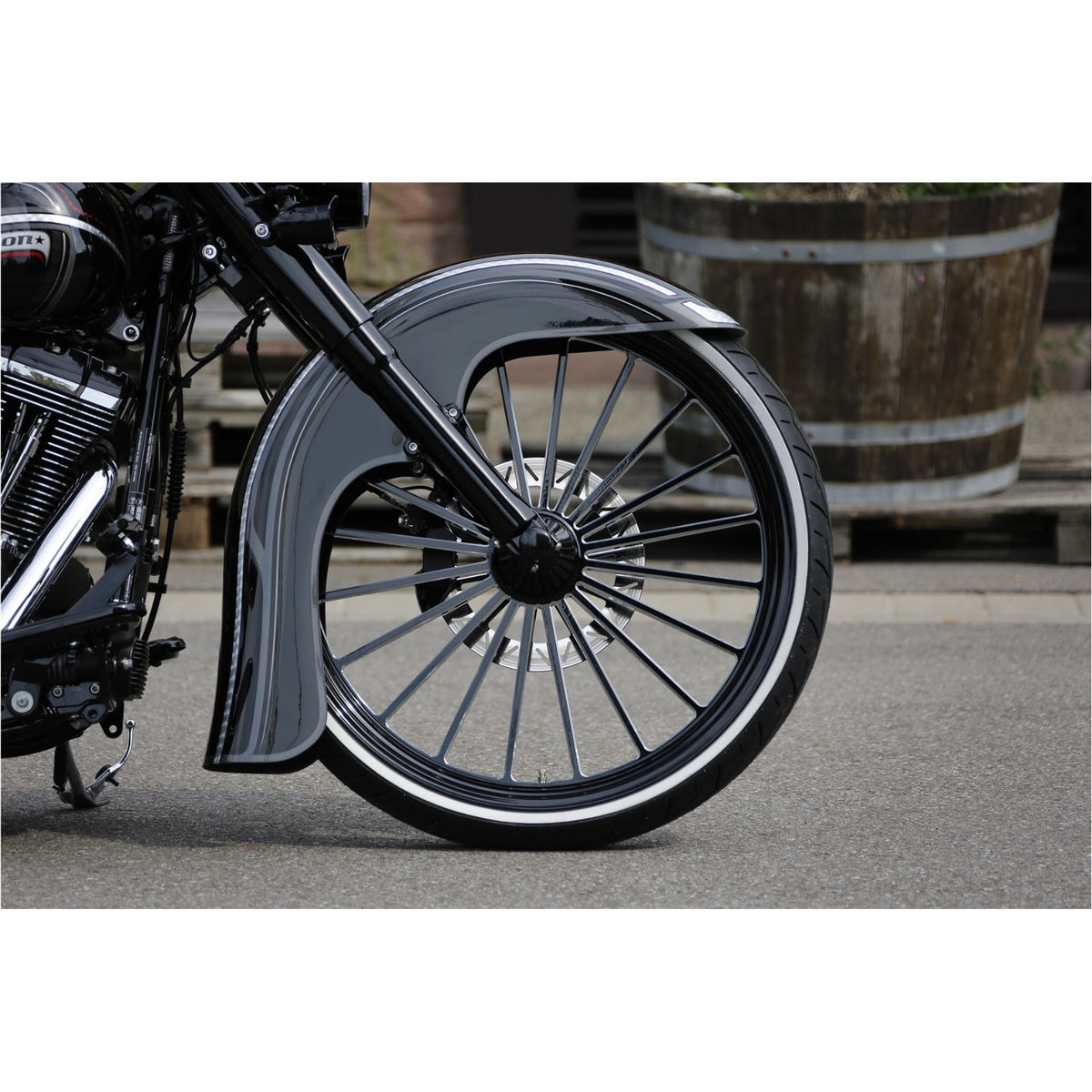 Rick's Raked Triple Tree 4° / 6° - Softail 00-17