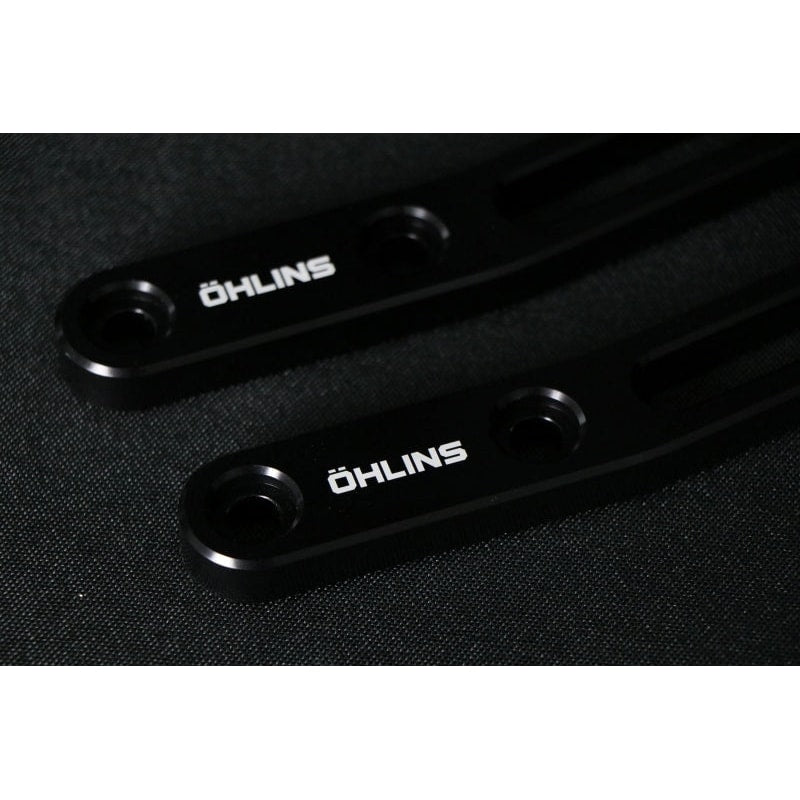 Ohlins 14-26 Harley FL Touring STX 36 Twin Blackline 12in Blk Reservoir Shocks - Heavy Duty Springs