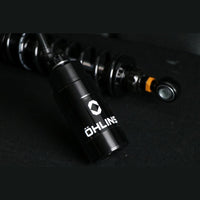 Ohlins 14-26 Harley FL Touring STX 36 Twin Blackline 13in Blk Reservoir Shocks 150lb - Max 500lb