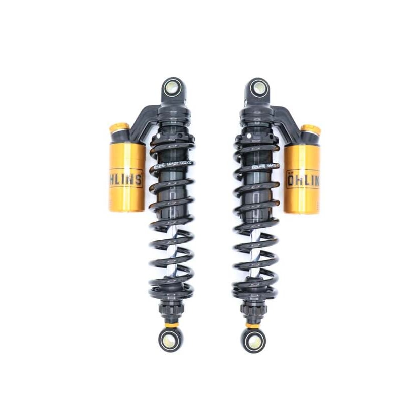 Ohlins 91-17 Harley-Davidson Dyna FXD STX 36 Blackline Shock Absorber w/ Gold Accents