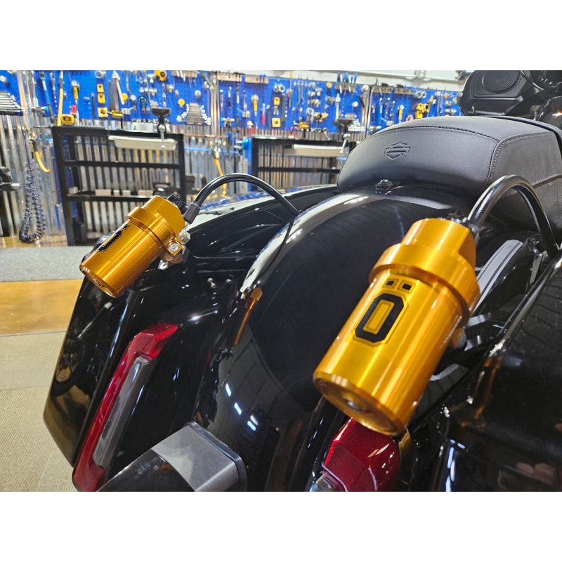 Ohlins 14-25 Harley FL Touring STX 36 Twin Blackline 12in Stiffer Spring Shocks