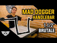 Wings Custom Mad Dogger Curve Brutale 1-1/2" Handlebars - Fat Boy 00-26 video