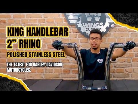 Wings Custom King Rhino 2" Handlebars - Heritage 00-26 video