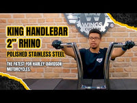 Wings Custom King Rhino 2" Handlebars - Heritage 00-26 video