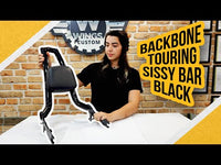 Wings Custom Sissy Bar Backbone Brutale 25" Detachable - Touring 09-26 video