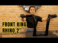 Wings Custom Front King Rhino 2" Handlebars - Street Bob 18-26 video