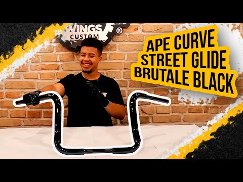 Wings Custom Ape Hanger Classic Brutale 1-1/2" Handlebars - Street Glide 06-26 video