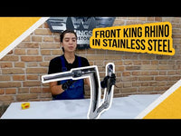 Wings Custom Front King Rhino 2" Handlebars - Road King 00-24 video