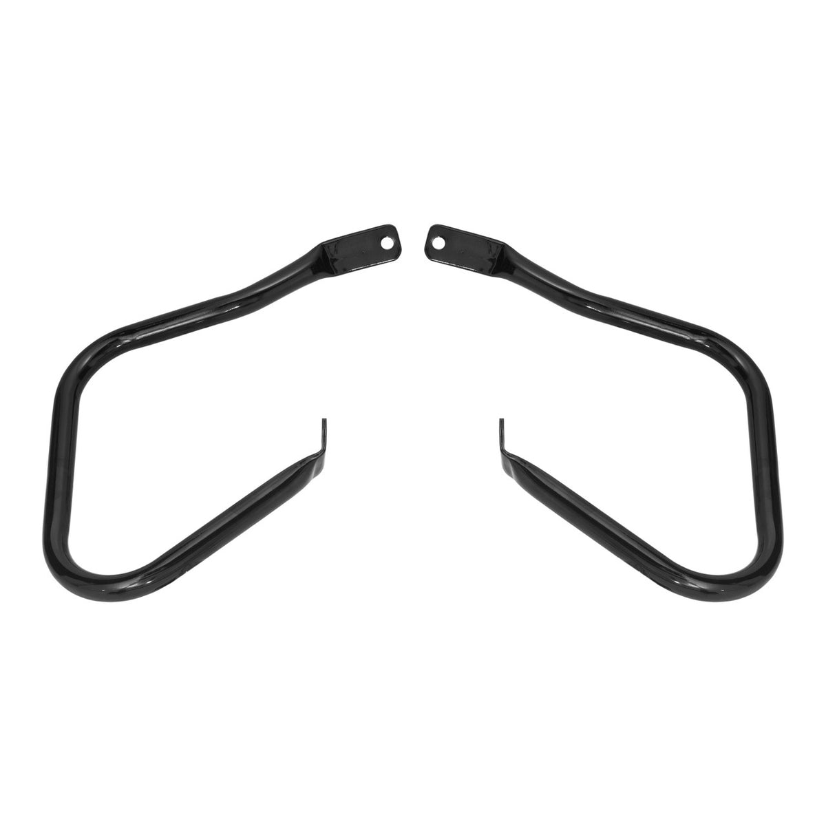 Wings Custom Saddlebag Guard Classic - Touring 11-26 - Gloss Black / Matte Black