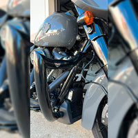 Wings Custom Diablo Rhino 2" Engine Guard / Crash Bar - Ultra Limited / Ultra Classic 10-24 - Gloss Black / Matte Black