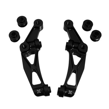 Raceworks 100mm Front Axial to Radial Caliper Mounts/Pair Black - Henne Company