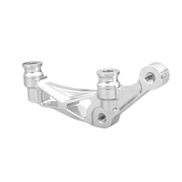 Raceworks 100mm Front Axial to Radial Caliper Mounts/Pair Raw - Henne Company