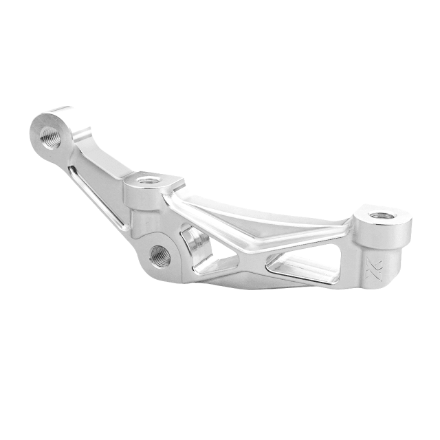Raceworks 100mm Front Axial to Radial Caliper Mounts/Pair Raw - Henne Company