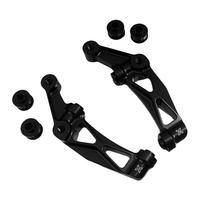 Raceworks 108mm Front Axial to Radial Caliper Mounts/Pair Black - Henne Company