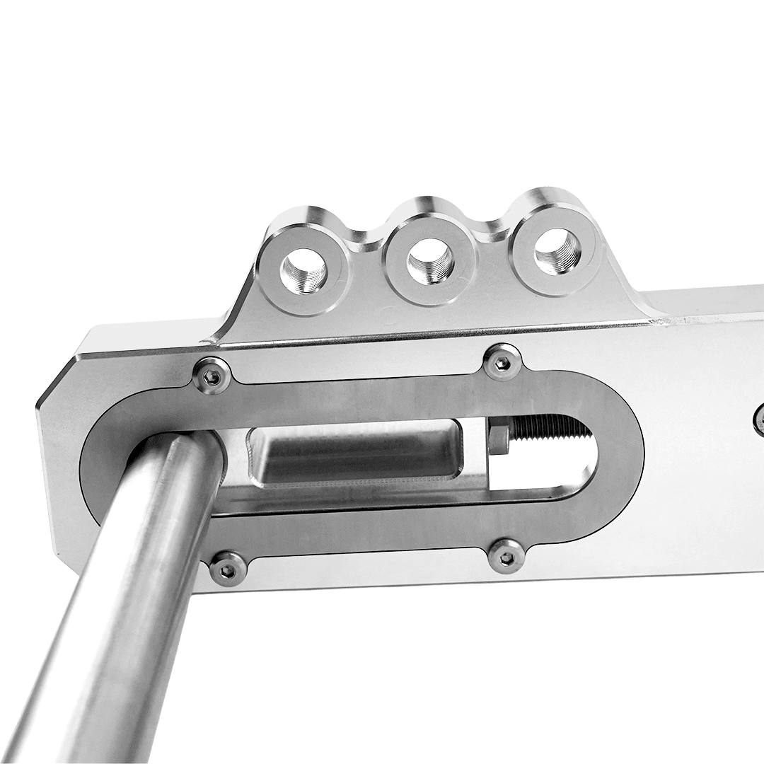 Raceworks Billet Swingarm V3.0 4in extended - Touring 09 - up - Henne Company