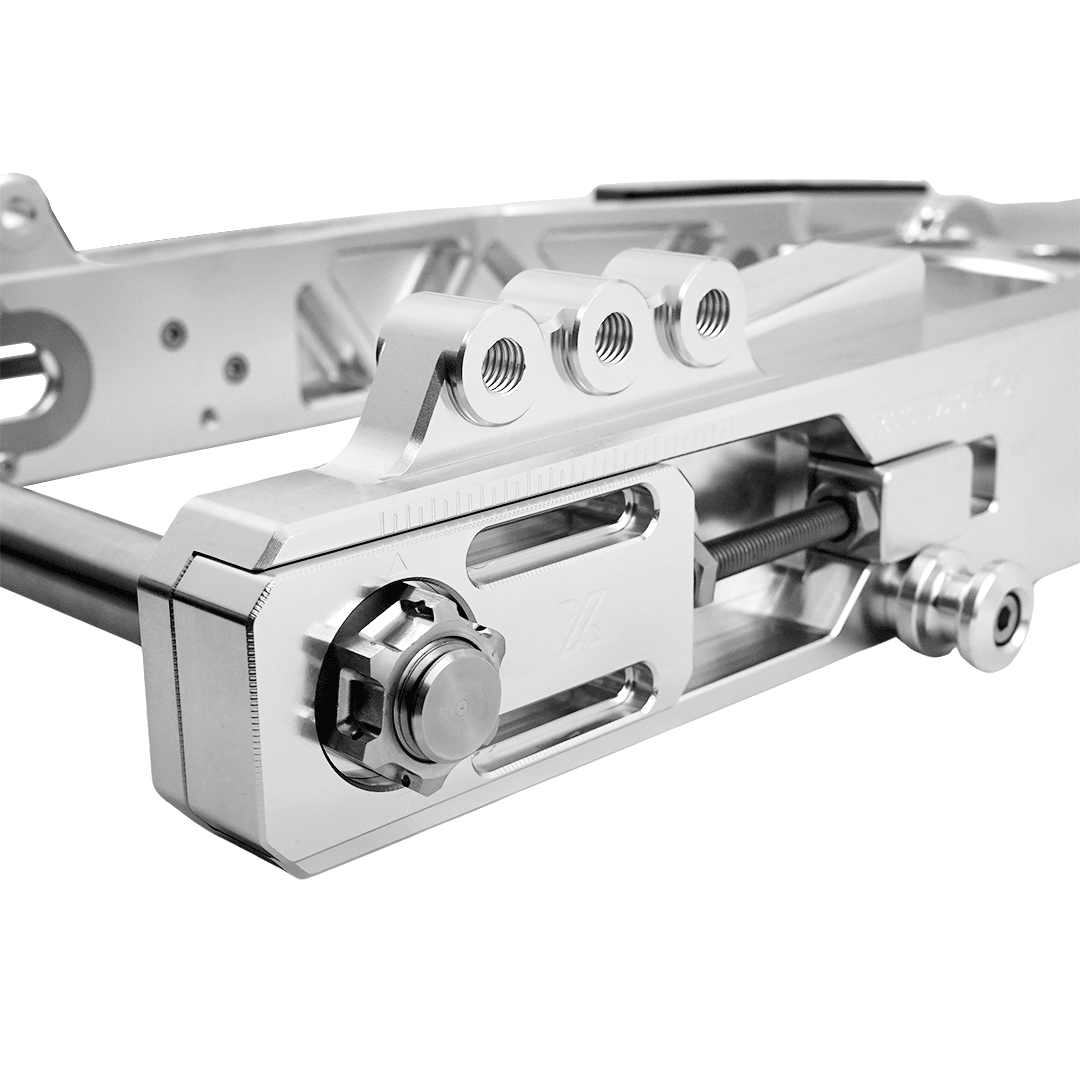 Raceworks Billet Swingarm V3.0 4in extended - Touring 09 - up - Henne Company