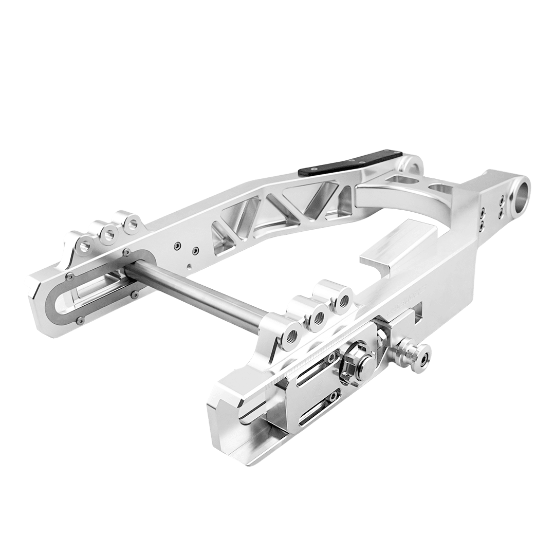 Raceworks Billet Swingarm V3.0 4in extended - Touring 09 - up - Henne Company