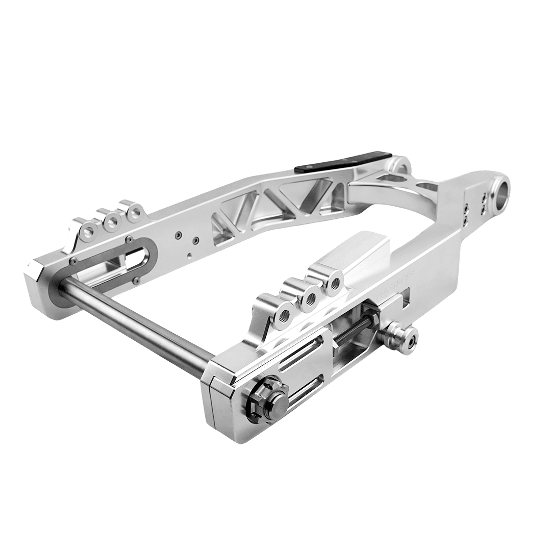 Raceworks Billet Swingarm V3.0 4in extended - Touring 09 - up - Henne Company