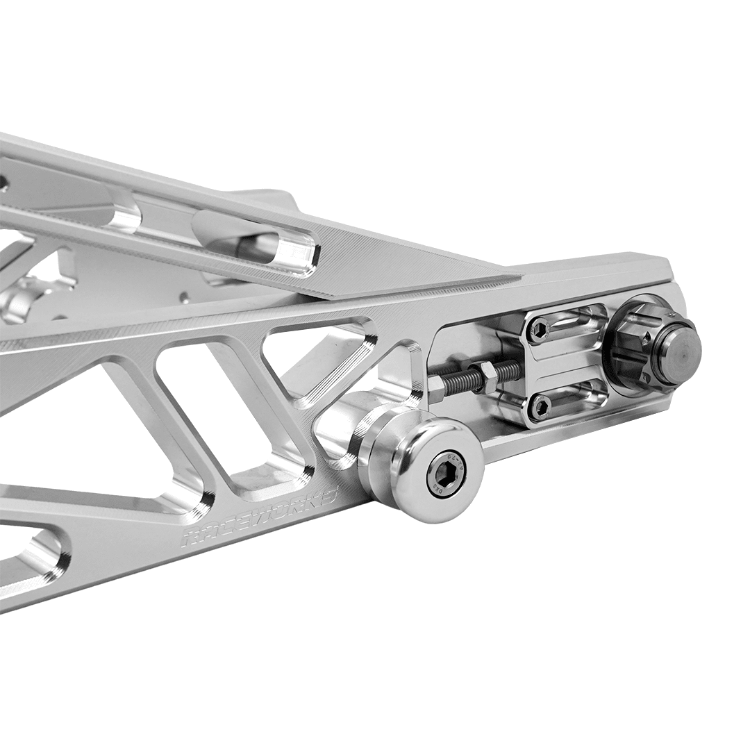 Raceworks Billet V1 Long Swingarm +3in - Softail 18 - up - Henne Company