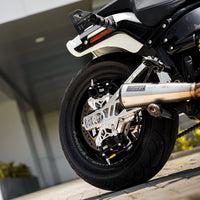 Raceworks Billet V1 Swingarm - Softail Narrow 18 - up - Henne Company