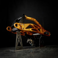 Raceworks Billet V1 Swingarm - Softail Narrow 18 - up - Henne Company