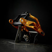 Raceworks Billet V1 Swingarm - Softail Narrow 18 - up - Henne Company