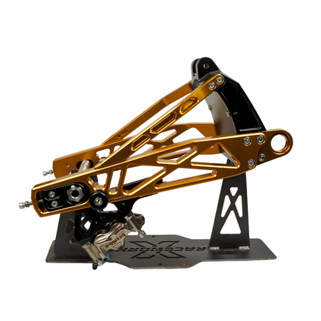 Raceworks Billet V1 Swingarm - Softail Narrow 18 - up - Henne Company