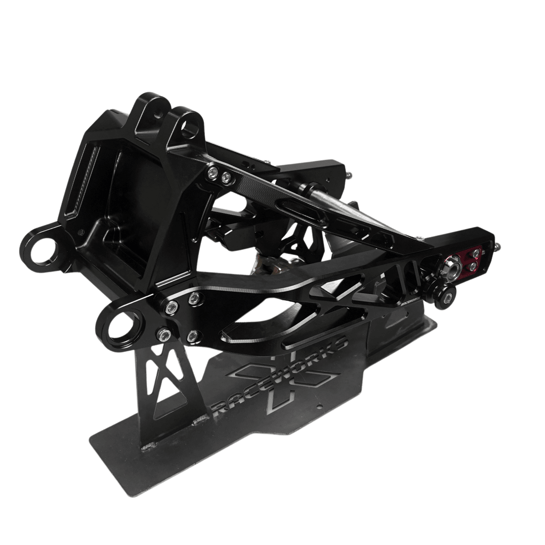 Raceworks Billet V1 Swingarm - Softail Narrow 18 - up - Henne Company
