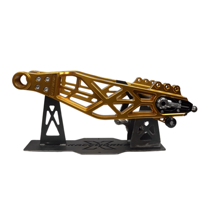 Raceworks Billet V1.1 Swingarm - Touring 09 - up - Henne Company