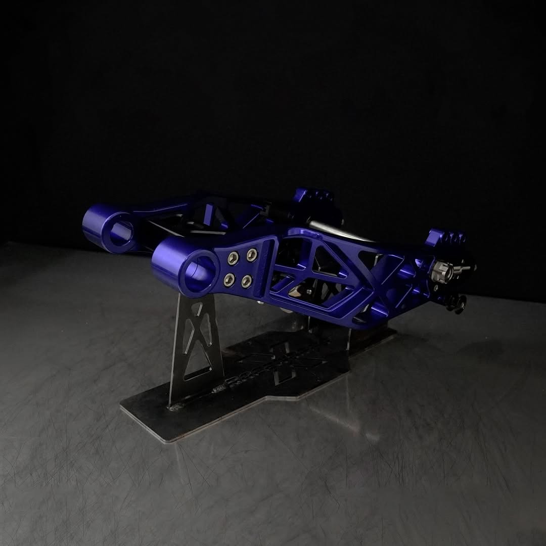 Raceworks Billet V1.1 Swingarm - Touring 09 - up - Henne Company