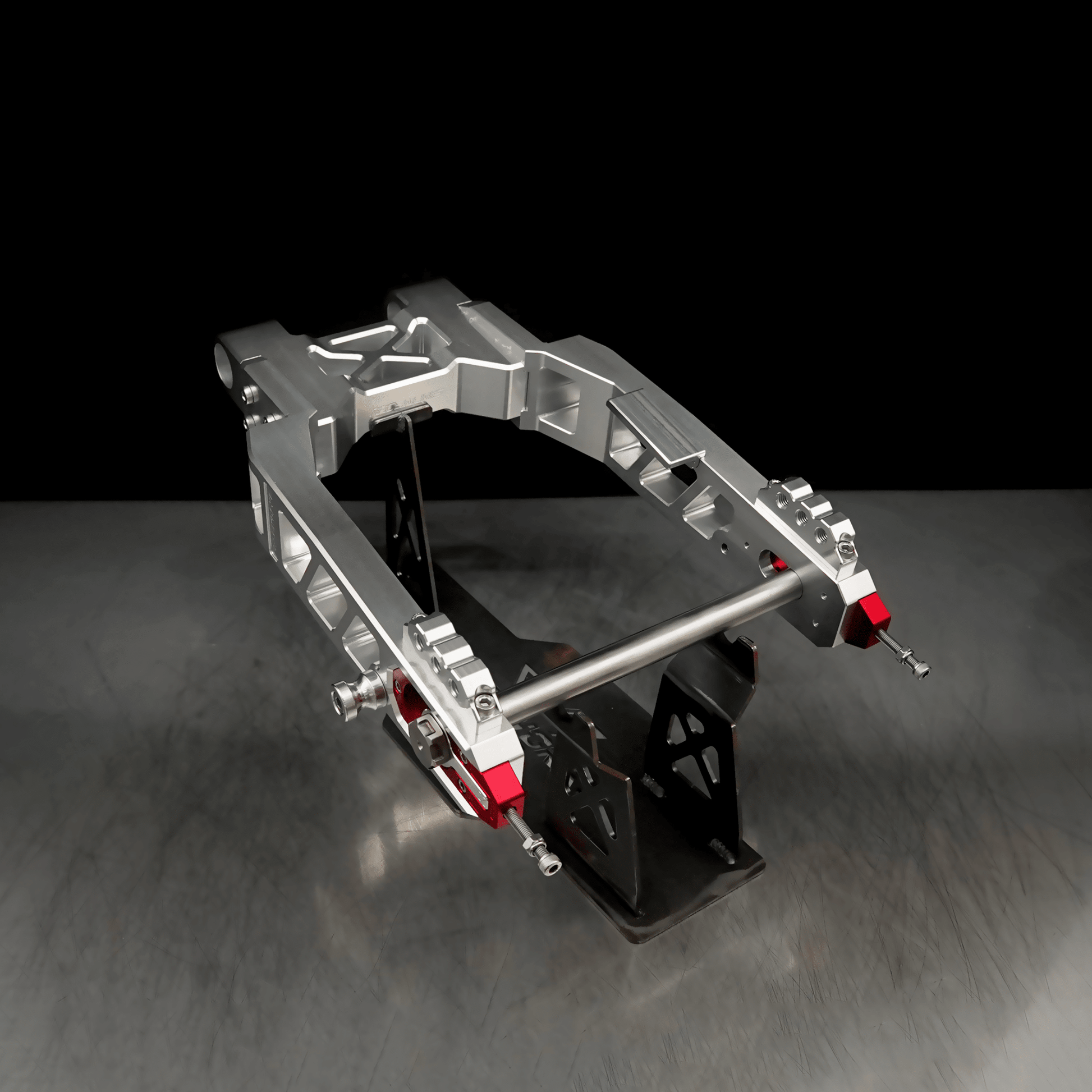 Raceworks Billet V2.1 Swingarm - Touring 09 - up - Henne Company