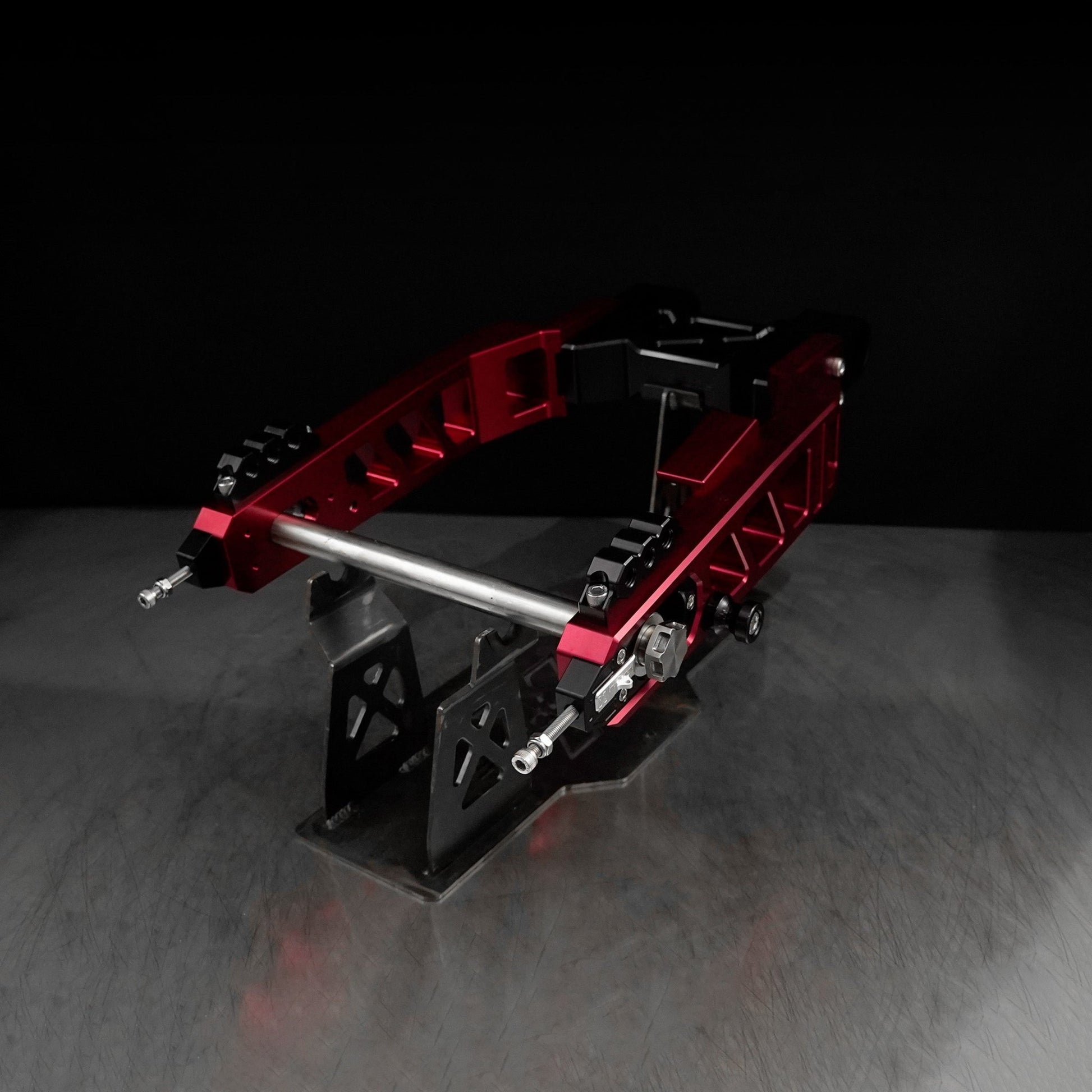 Raceworks Billet V2.1 Swingarm - Touring 09 - up - Henne Company