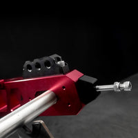Raceworks Billet V2.1 Swingarm - Touring 09 - up - Henne Company