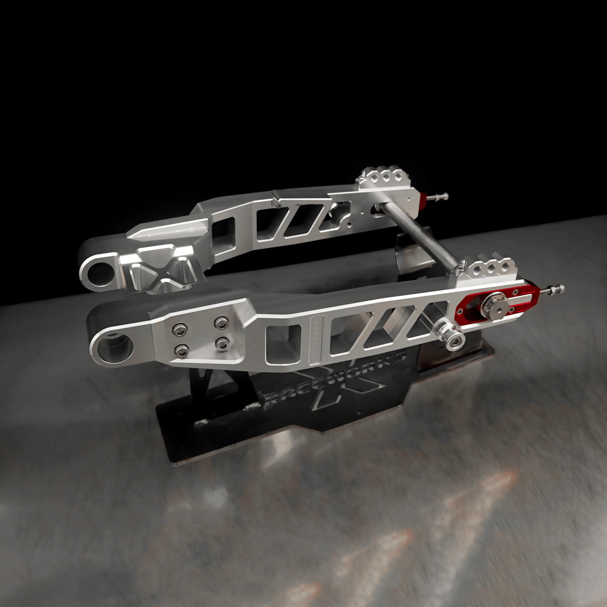 Raceworks Billet V2.1 Swingarm - Touring 09 - up - Henne Company