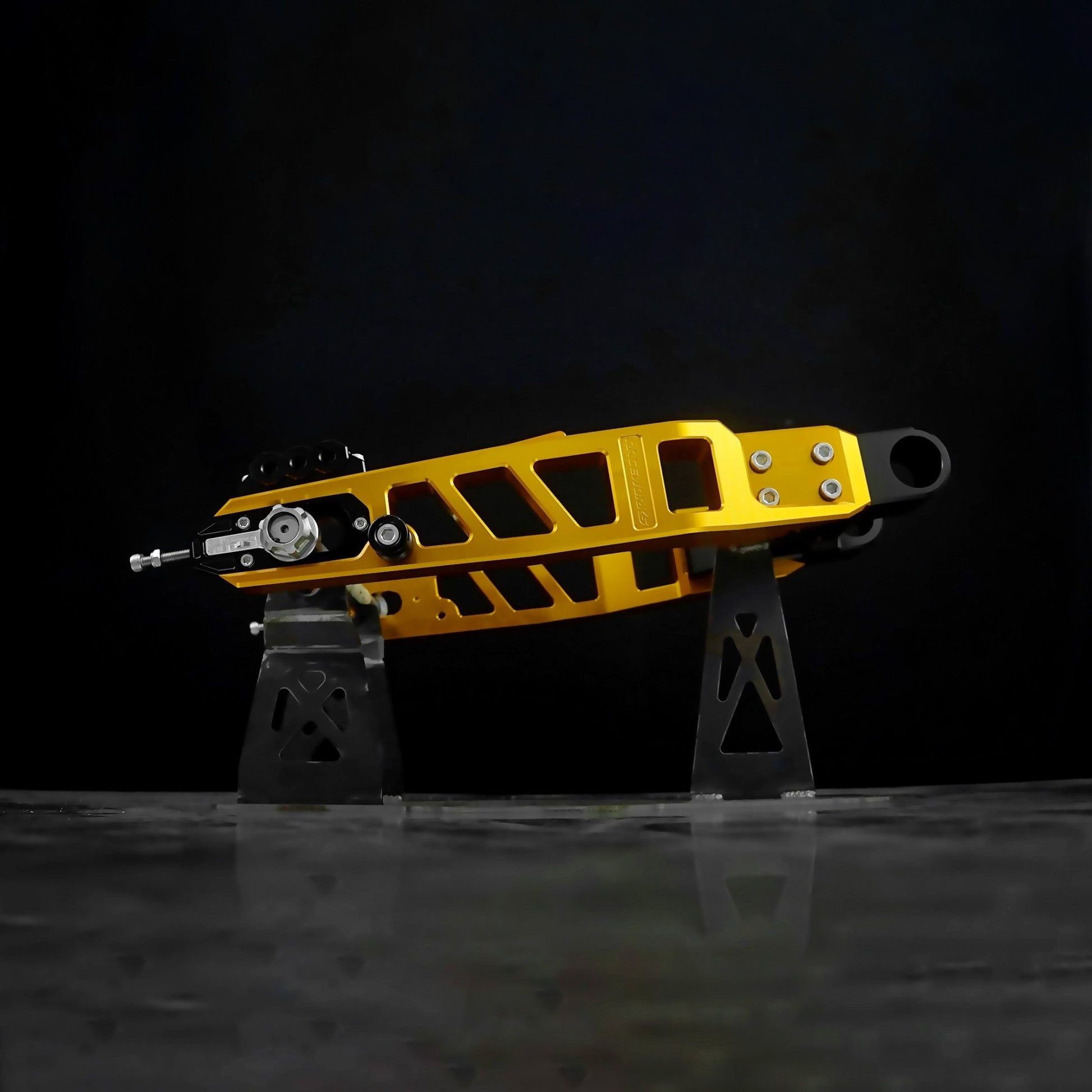 Raceworks Billet V2.1 Swingarm - Touring 09 - up - Henne Company