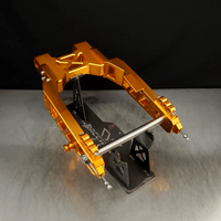 Raceworks Billet V2.1 Swingarm - Touring 09 - up - Henne Company