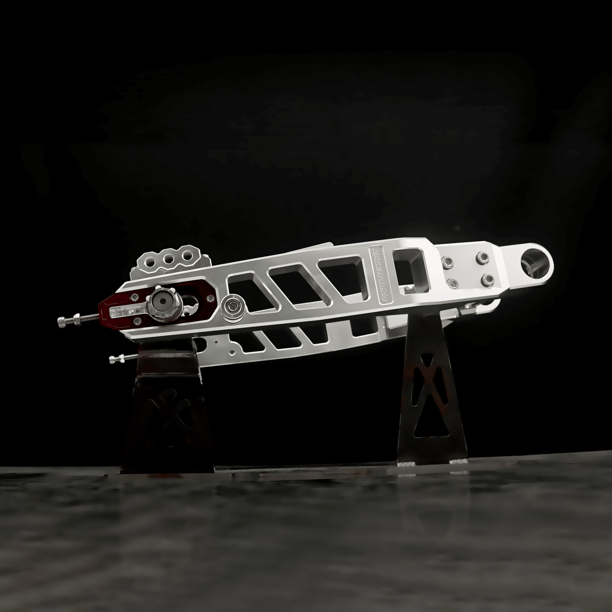 Raceworks Billet V2.1 Swingarm - Touring 09 - up - Henne Company