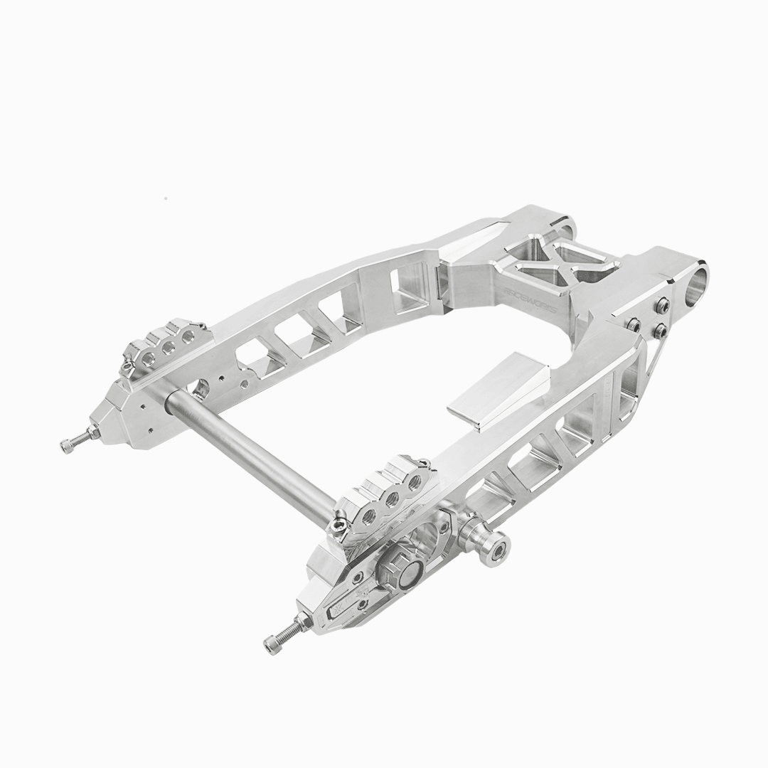 Raceworks Billet V2.1 Swingarm - Touring 09 - up - Henne Company