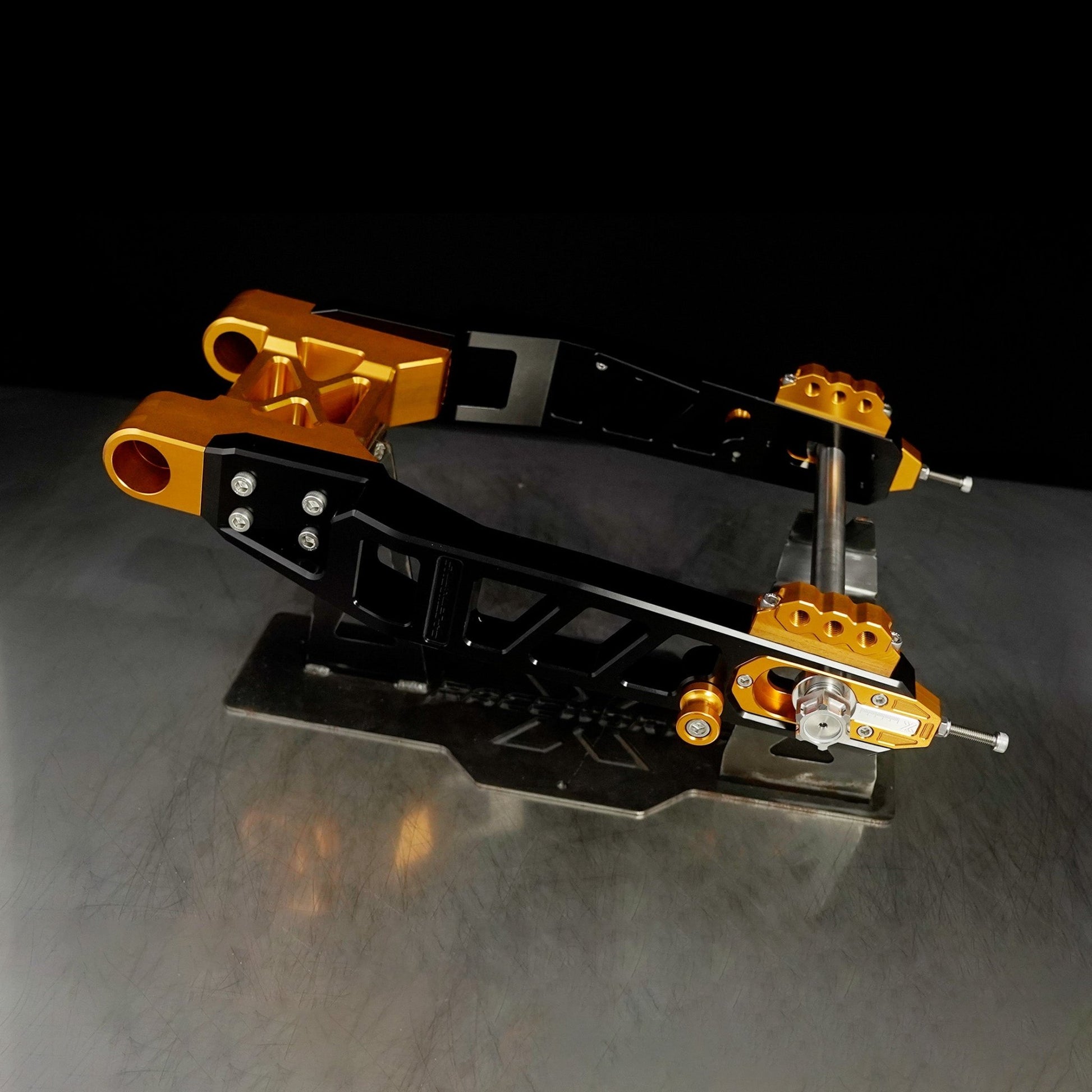Raceworks Billet V2.1 Swingarm - Touring 09 - up - Henne Company